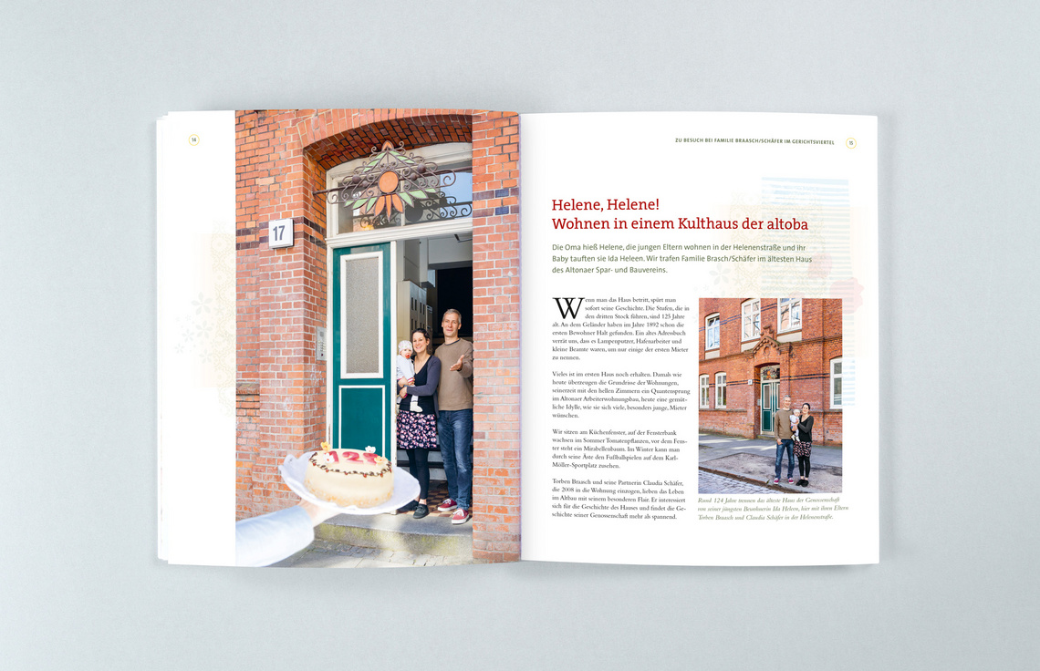 Annual Report Design, Jahresbericht 2016 der altoba, Hamburg; Design