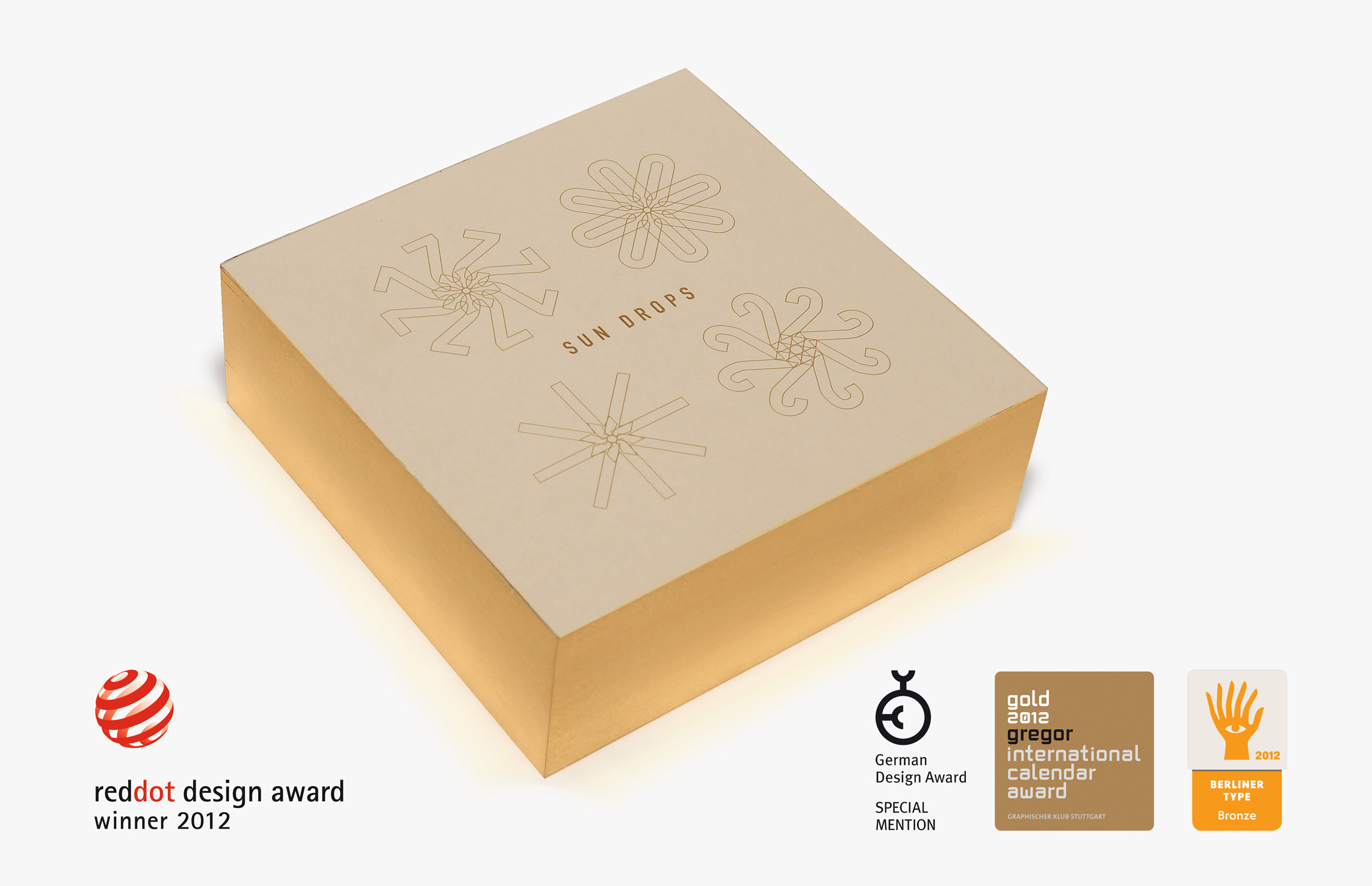 Calendar Design, Kalendergestaltung; Ansicht des typografischen Kalenders 2012; Illustration, Typographie, Print Design, Auszeichnungen: Gold beim Gregor International Calendar Award 2012, reddot design award 2012 special mention, Berliner Type Bronze.