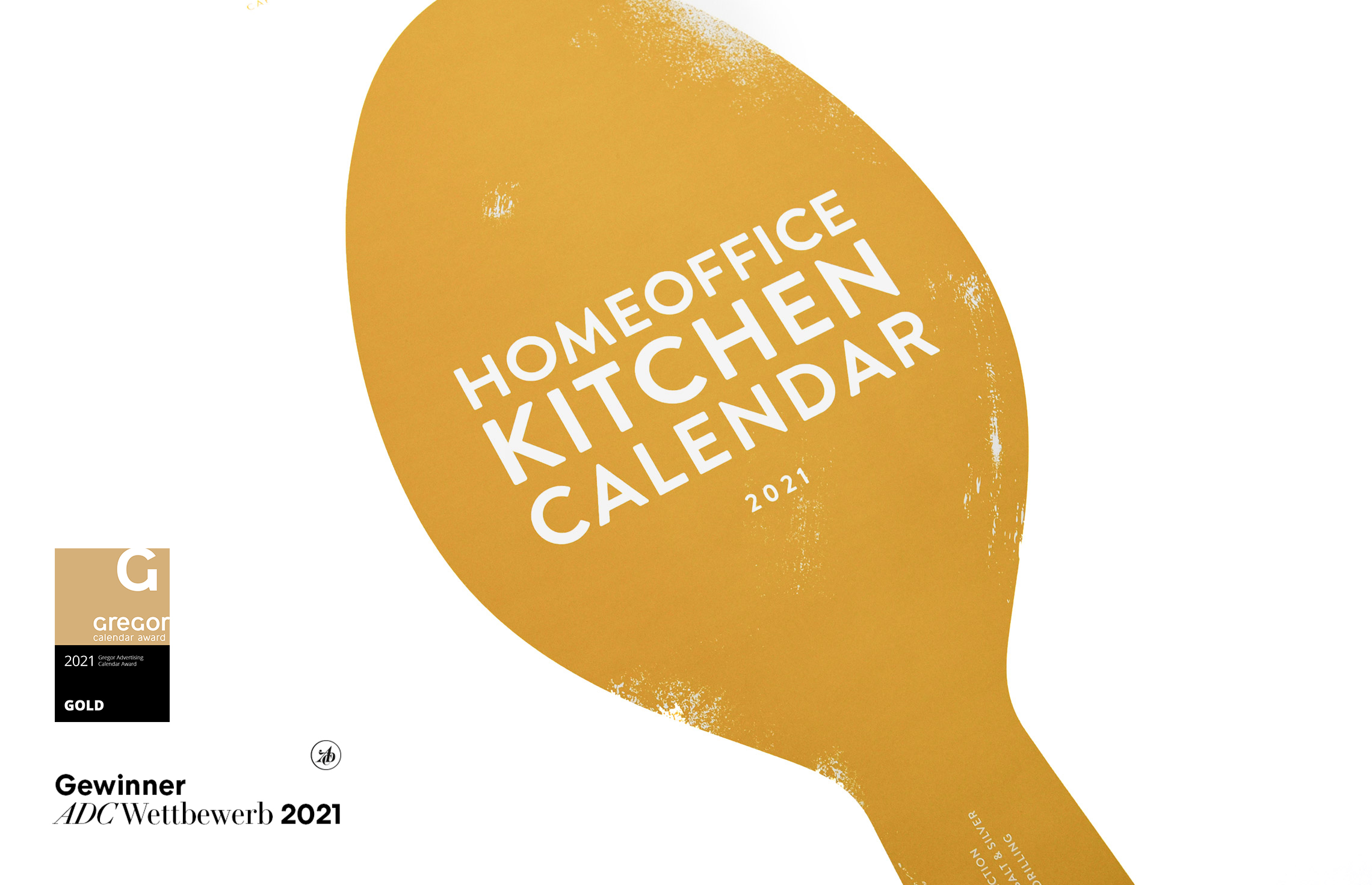 Homeoffice Kitchen Kalender 2021, Detail, Kalender, Design, Illustration, Auszeichnung, Art Directors Club, ADC, Award