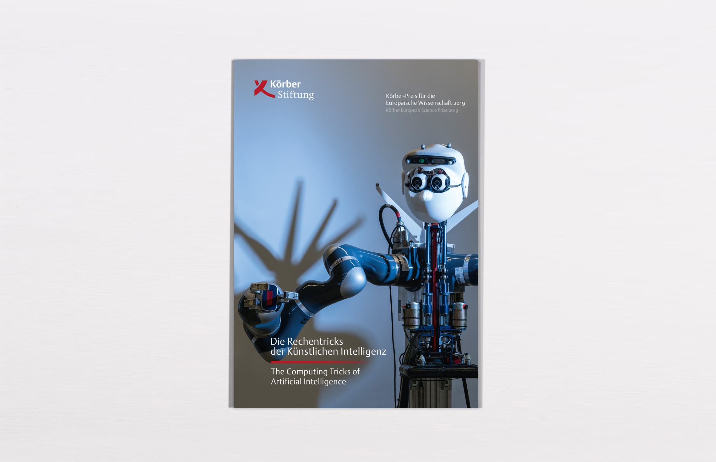 Titel der Körber-Preis-Broschüre 2019 zum Thema Künsliche Intelligenz, Fotografie Friedrun Reinhold