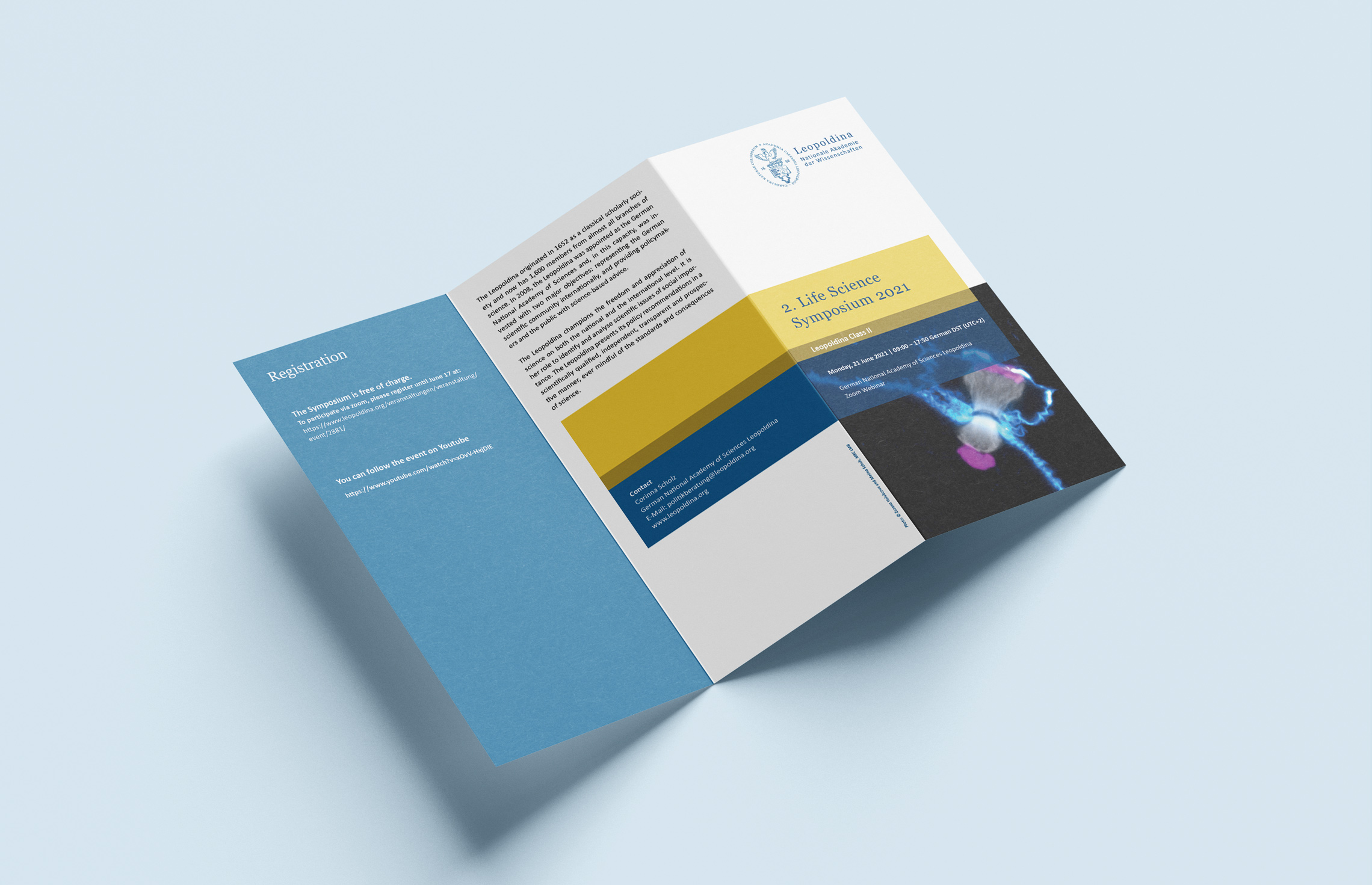 Leopoldina, Corporate Design, Flyer, Print