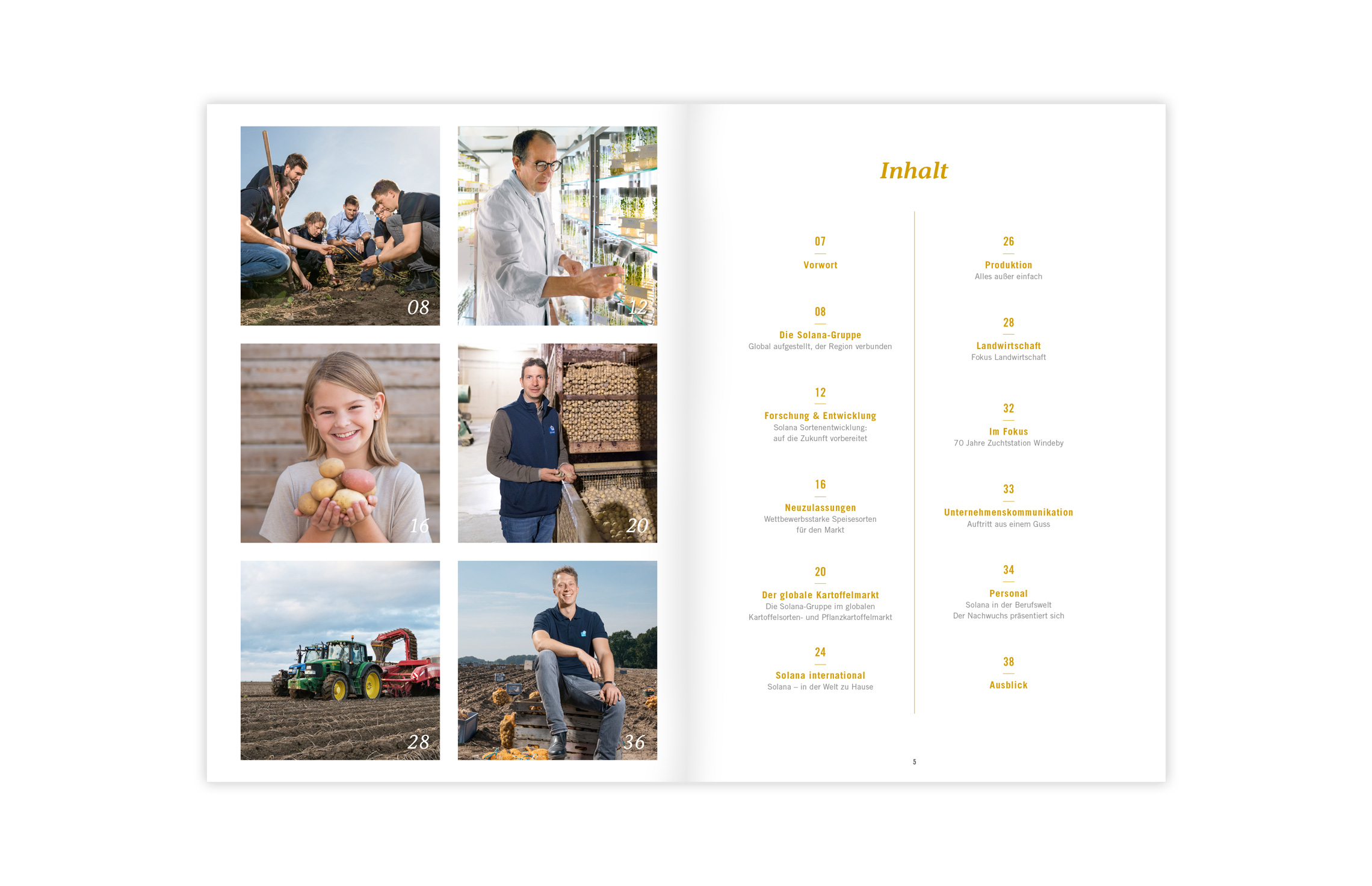 Annual Report Design, Jahresbericht 2018/2019 der Solana GmbH & Co. KG, Hamburg; Design, Fotografie, Geschäftsbericht